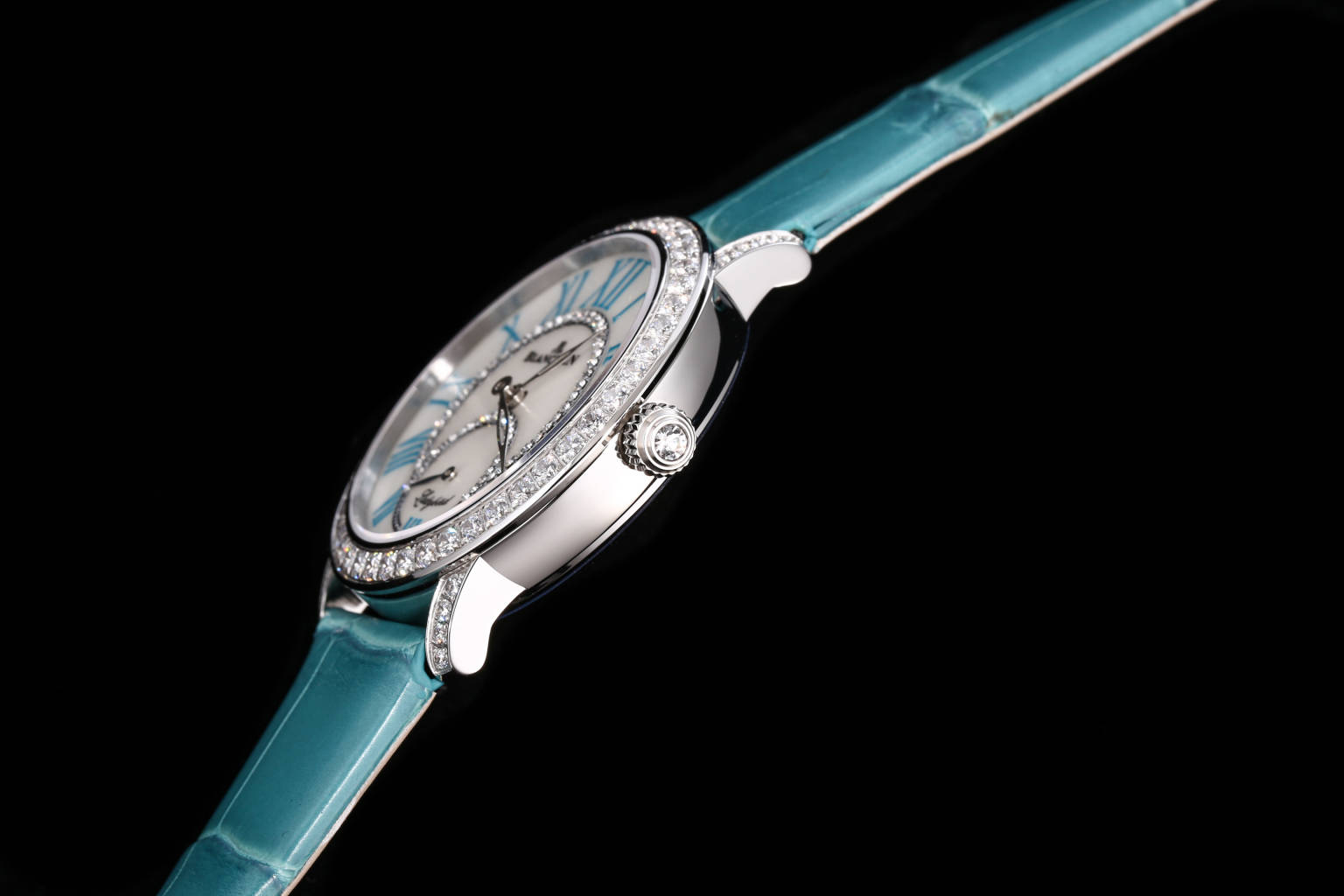 Luxurious Ladybird Colors Phases de Lune Diamond Watch with 70 Drills - 图片 7