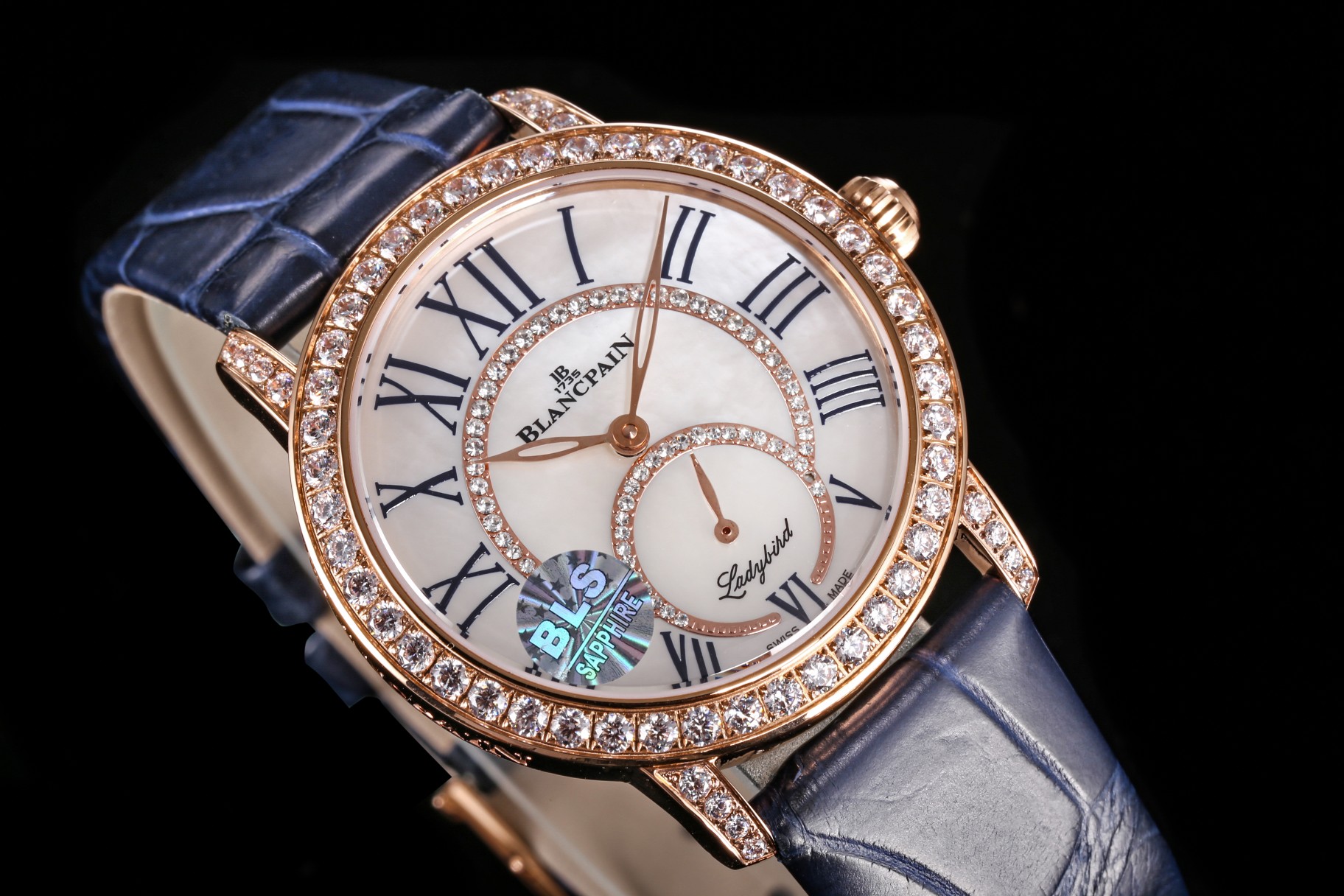 Luxurious Ladybird Colors Phases de Lune Diamond Watch with 70 Drills - 图片 3