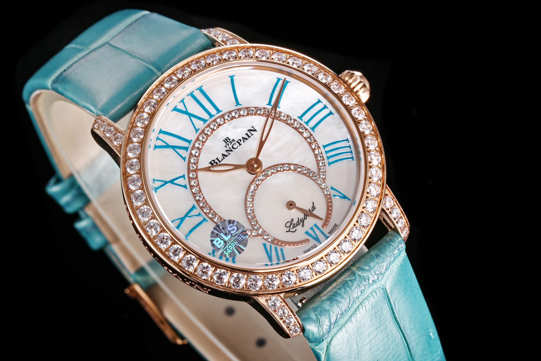 Luxurious Ladybird Colors Phases de Lune Diamond Watch with 70 Drills - 图片 4
