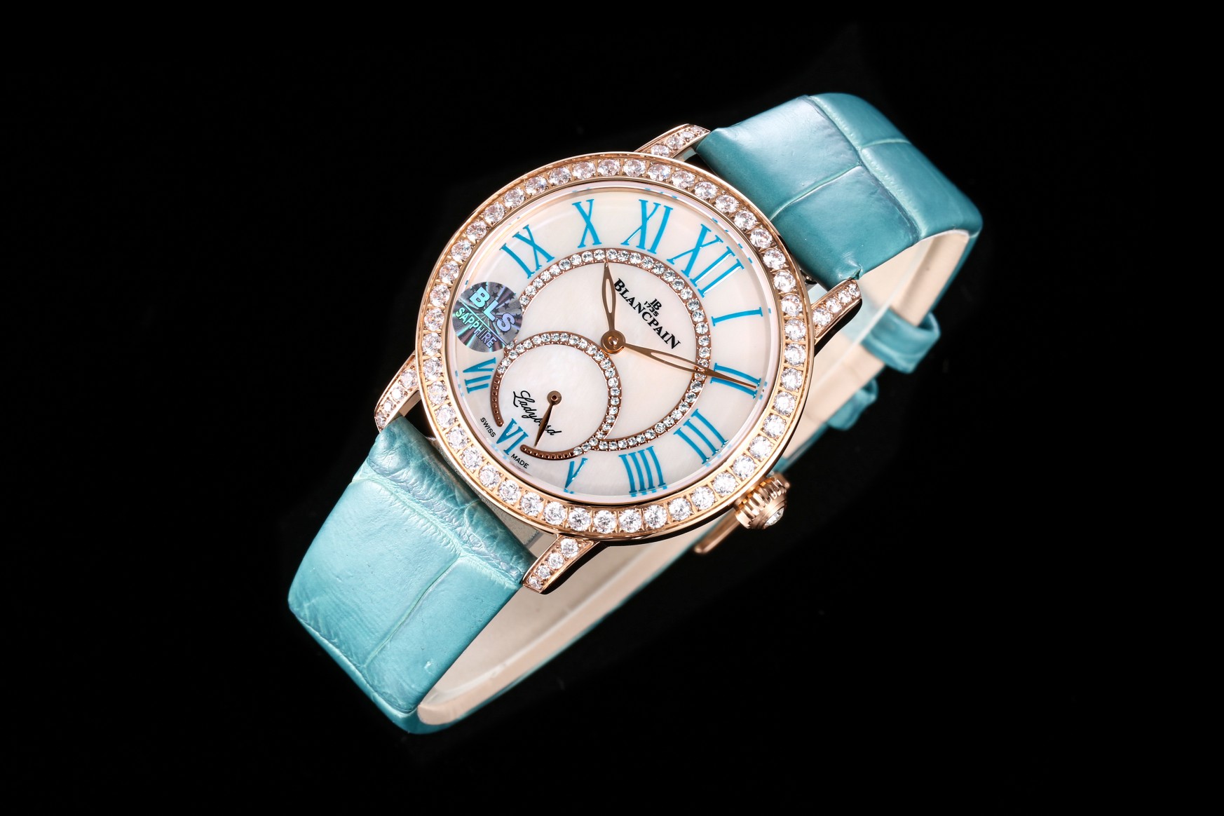 Luxurious Ladybird Colors Phases de Lune Diamond Watch with 70 Drills - 图片 6