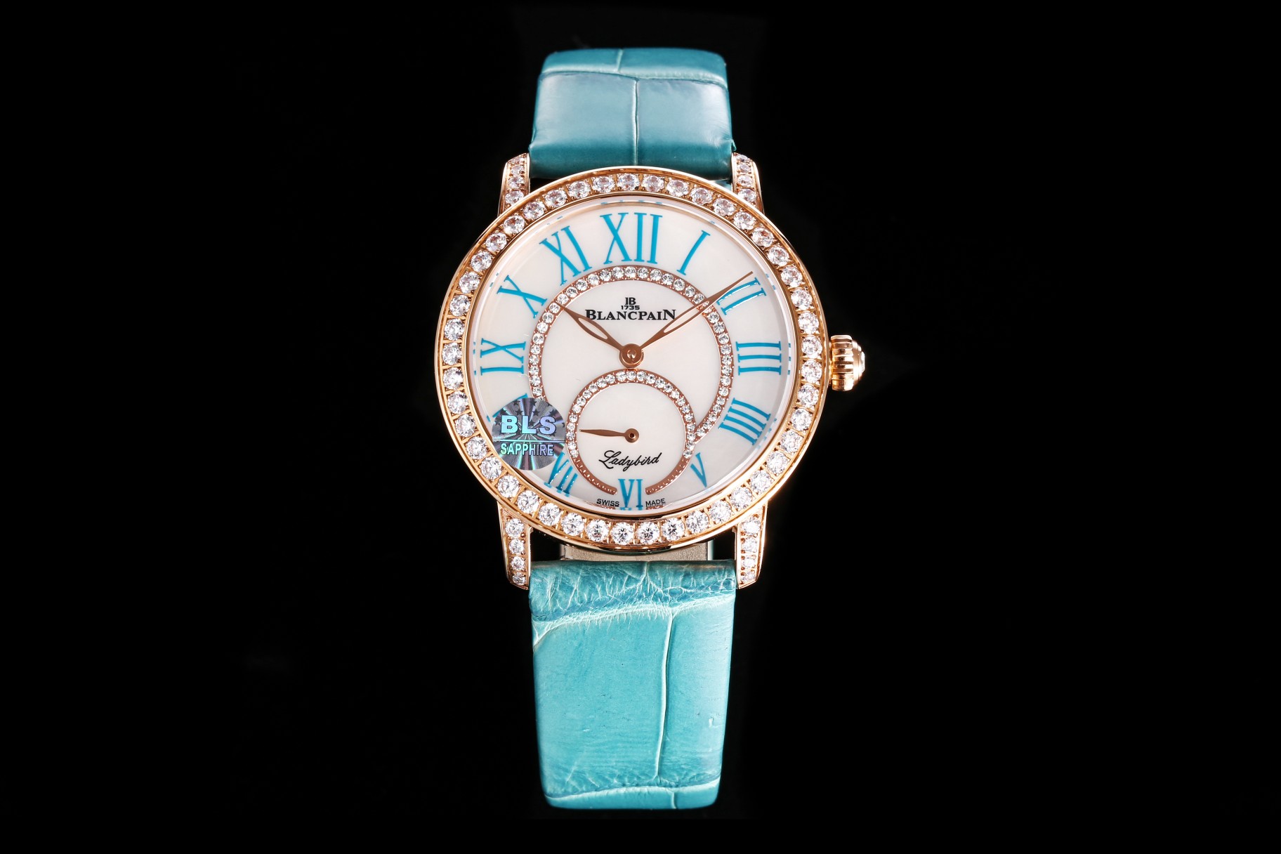 Luxurious Ladybird Colors Phases de Lune Diamond Watch with 70 Drills - 图片 2