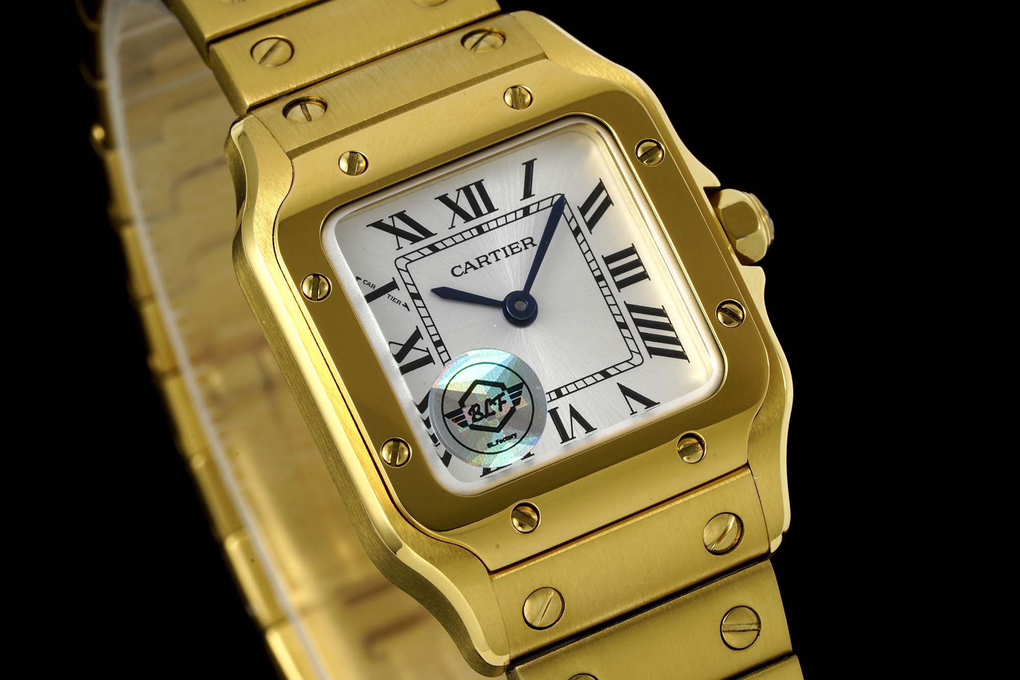 Cartier BLF新品：卡地亚 Santos de Cartier腕表 小号表款 石英机芯 精钢表壳