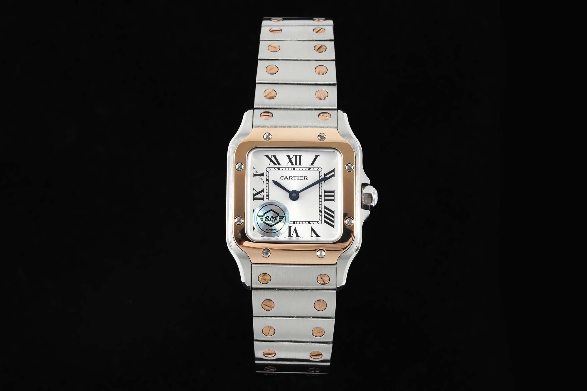 Cartier BLF新品：卡地亚 Santos de Cartier腕表 小号表款 石英机芯 精钢表壳