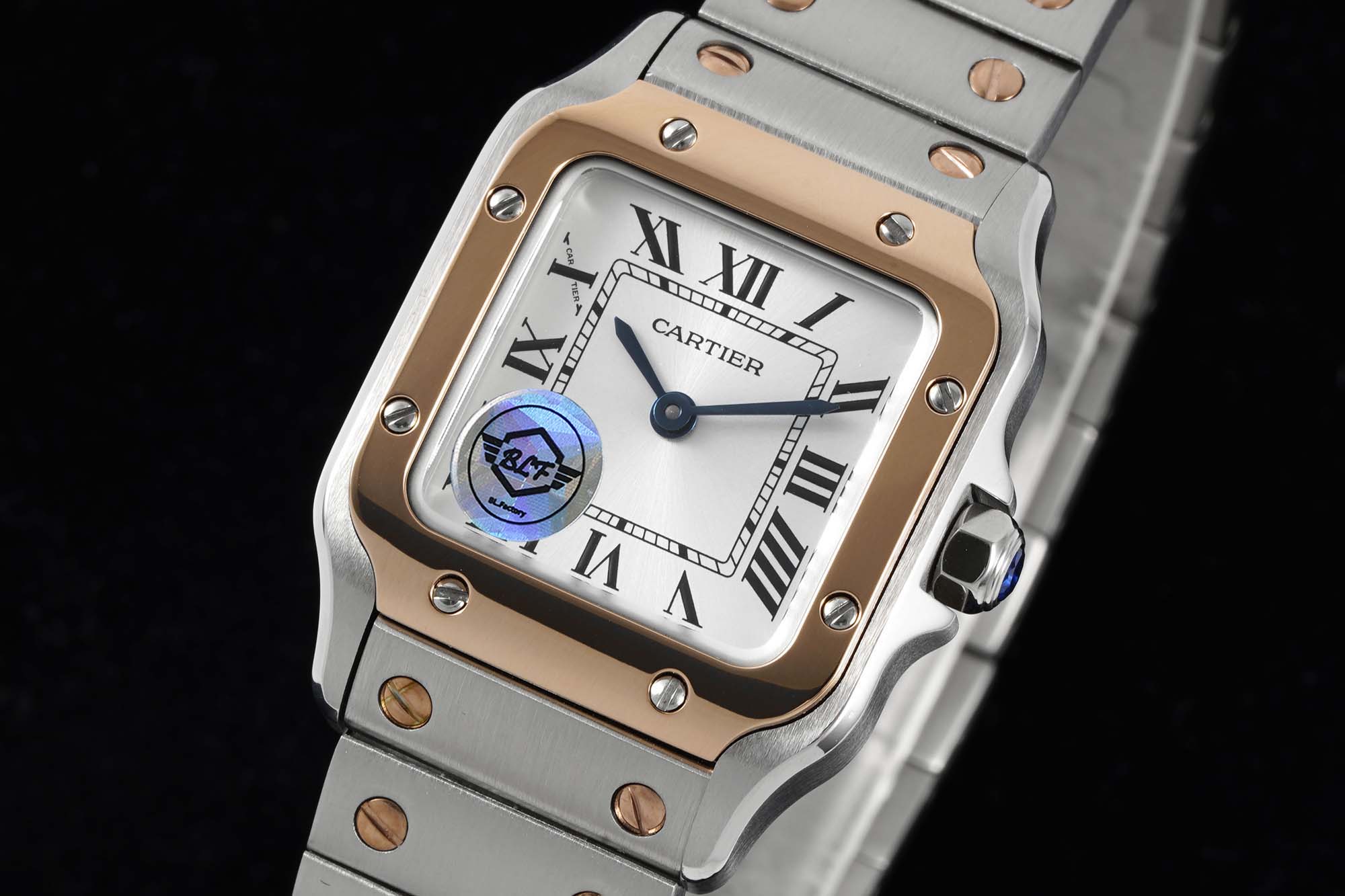 Cartier BLF新品：卡地亚 Santos de Cartier腕表 小号表款 石英机芯 精钢表壳