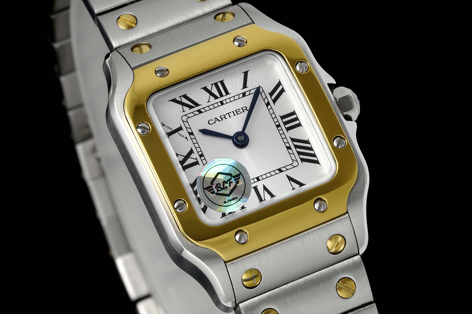Cartier BLF新品：卡地亚 Santos de Cartier腕表 小号表款 石英机芯 精钢表壳