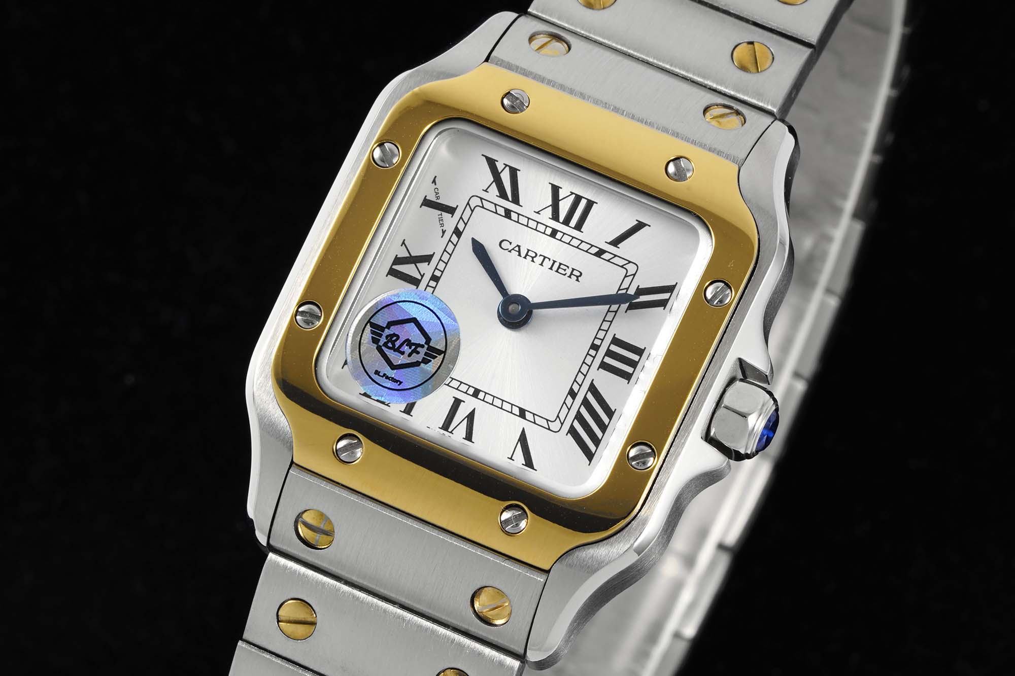 Cartier BLF新品：卡地亚 Santos de Cartier腕表 小号表款 石英机芯 精钢表壳