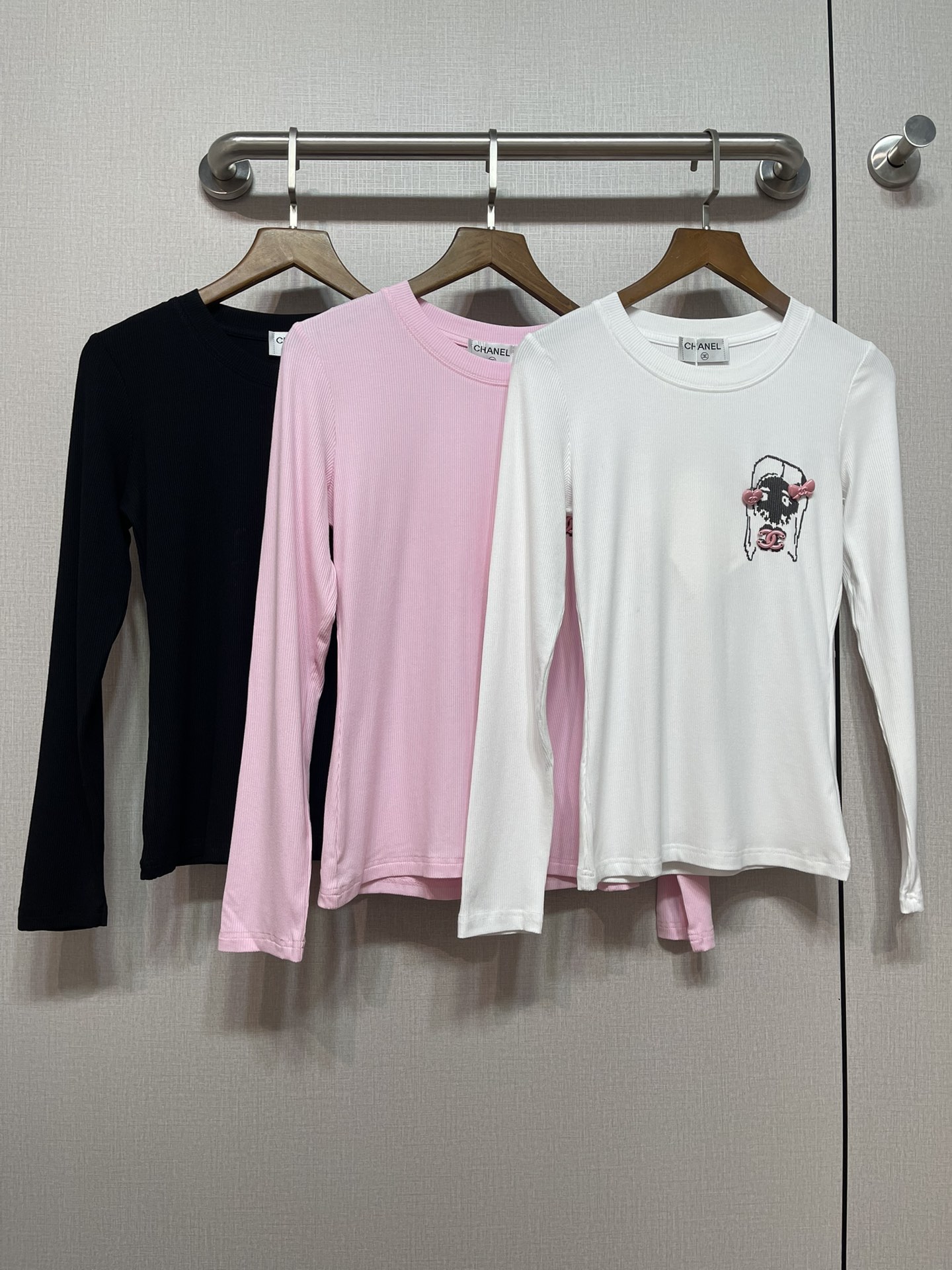 CH! 2026 Spring/Autumn New Long Sleeve T-shirt handmade hardware, S-L Sizes 10 i1756362122 4373 5