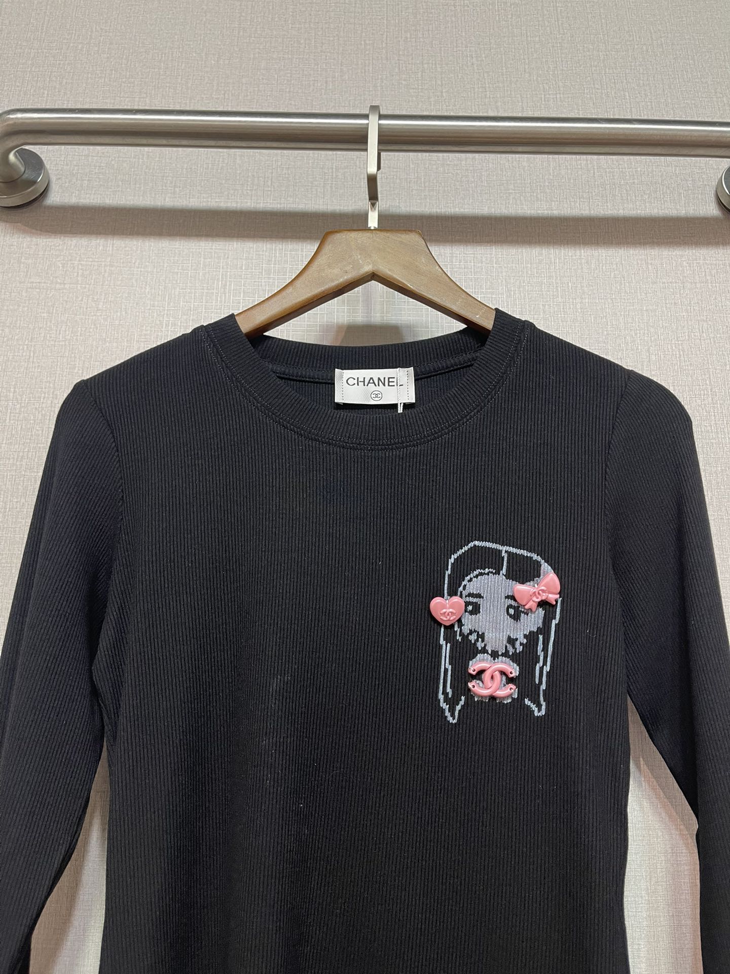 CH! 2026 Spring/Autumn New Long Sleeve T-shirt handmade hardware, S-L Sizes 3 i1756362122 5569 1