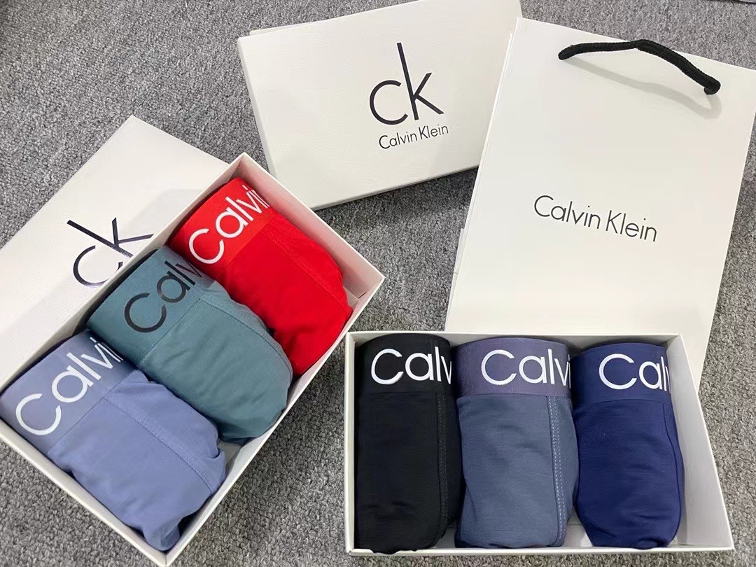 新品CALVINKLEINCK凯文克莱原单品质精品盒装男士内裤！外贸国外订单高品质冰丝无痕切割工艺科学配