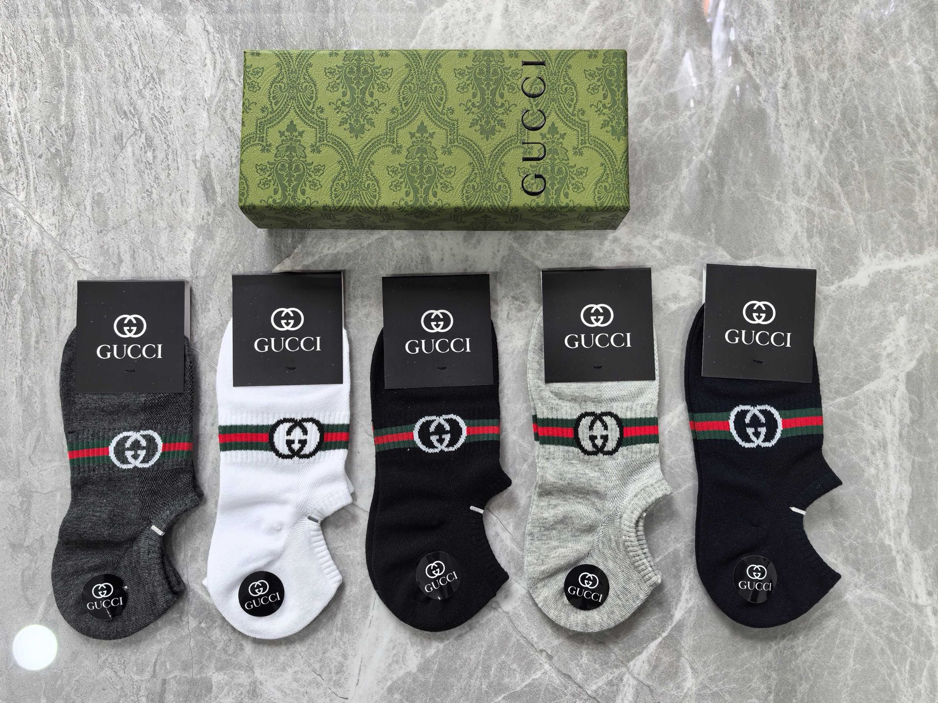 GUCCI（古琦） 半隐形袜～纯棉质量、不掉跟又隐形、