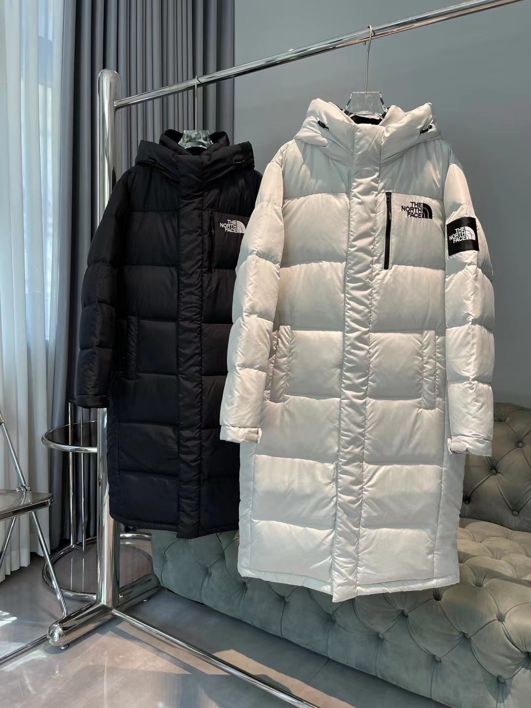 Chaqueta de plumas larga de North Face, mismo estilo que Shin Min-a ▪️𝑻𝑯𝑬 𝑵𝑶𝑹𝑻𝑯 𝑭𝑨𝑪𝑬 ｜Norte Chaqu…