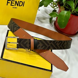 Fendi Belts Brown Yellow Fashion