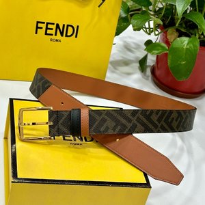 Fendi Belts Buy Best High-Quality Brown Yellow Fashion