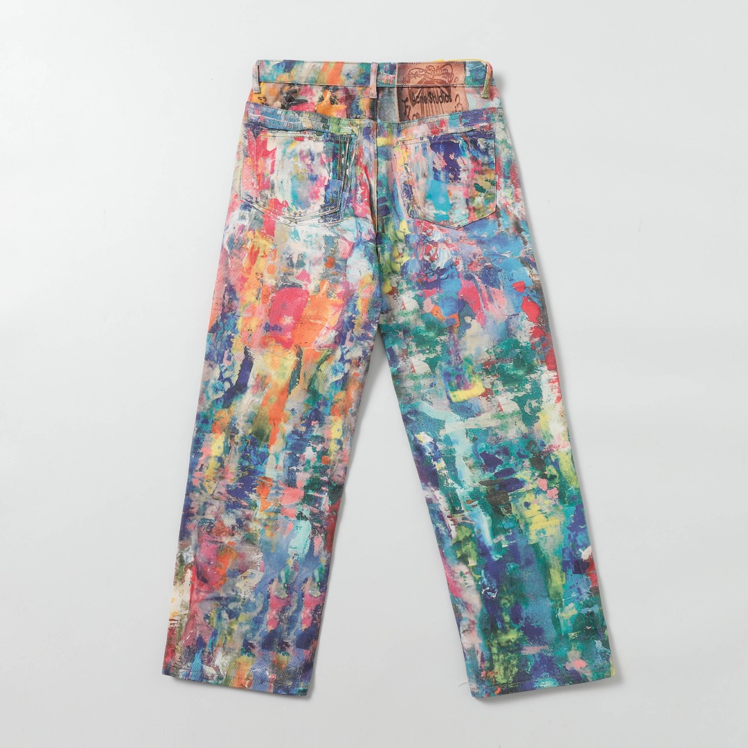 Acne Studio AC-Pants King: 3D-Printed Jeans for Fashionable Street Style - 图片 2