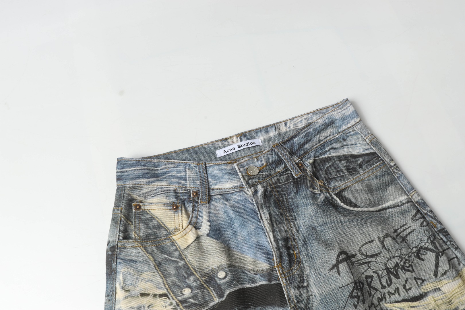 Acne 2023M Baggy Pants: Popular Choice with Unique Design and Comfort. - 图片 4