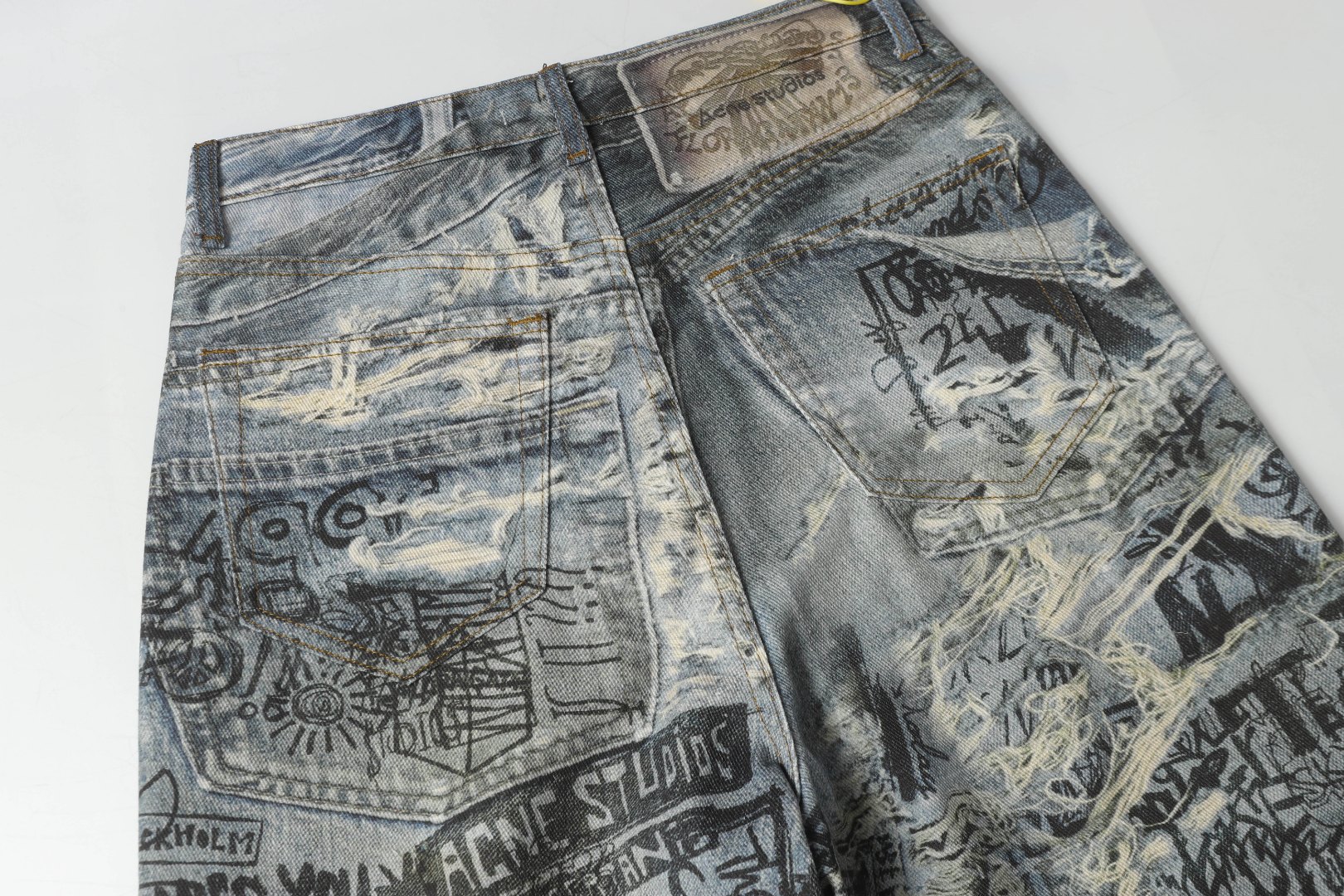 Acne 2023M Baggy Pants: Popular Choice with Unique Design and Comfort. - 图片 5