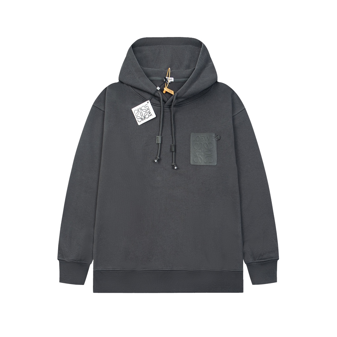Loewe’s Luxe Cotton Hoodie in Special Color with Unique Fabric and Packaging - 图片 2