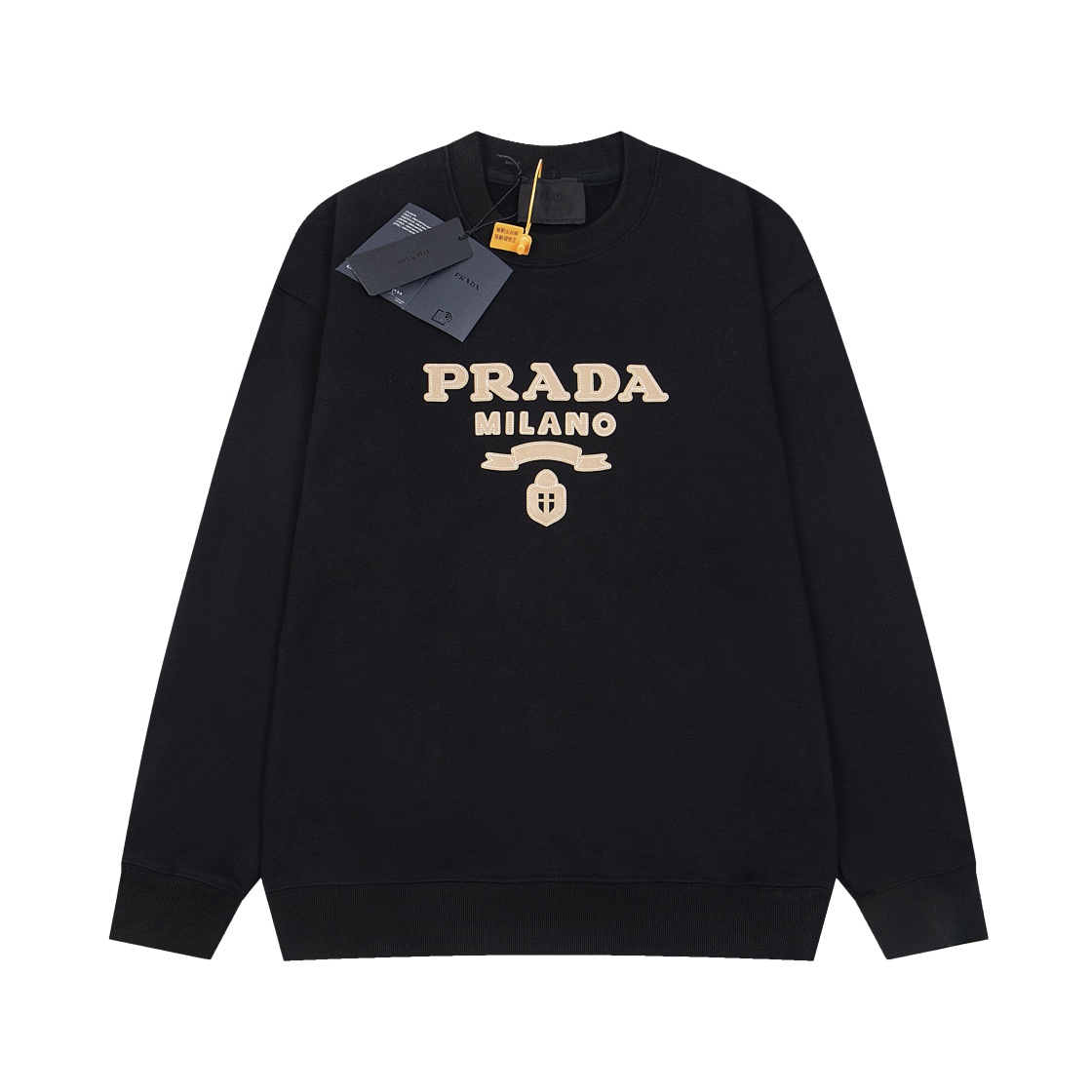 Prada Leather Handbag with Unique Embroidery and High-quality Materials - 图片 2
