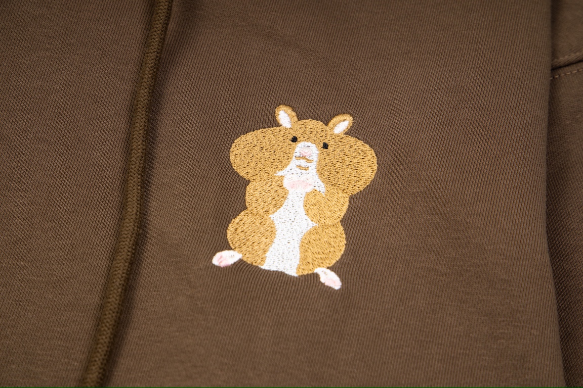 Luxury Handbag Embroidered Hoodie in Premium Cotton Fabric – Loywe*suna (DB) - 图片 6