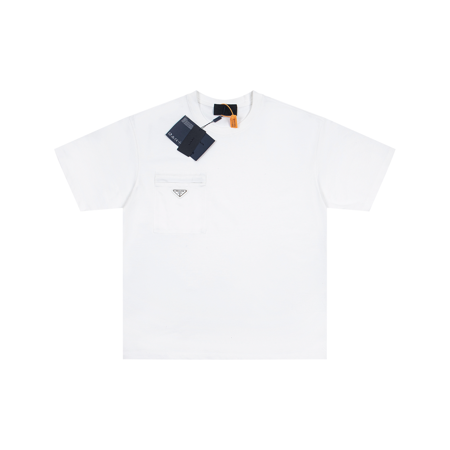 Prada Nylon Pocket Short Sleeve T-Shirt - Premium Cotton, Unique Color