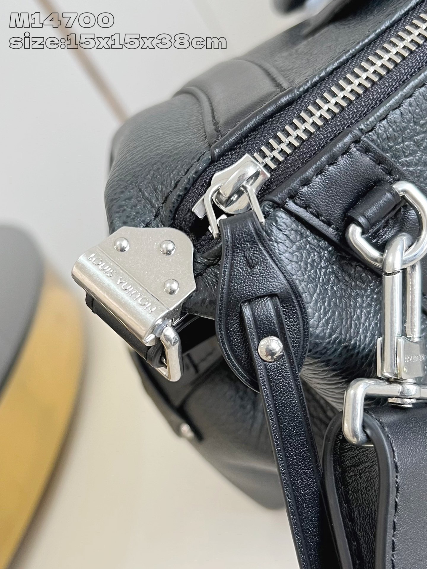 Louis Vuitton Biker Medium Bag, Black Leather, Shoulder & Crossbody Carry 7 i1744041153 7370 2