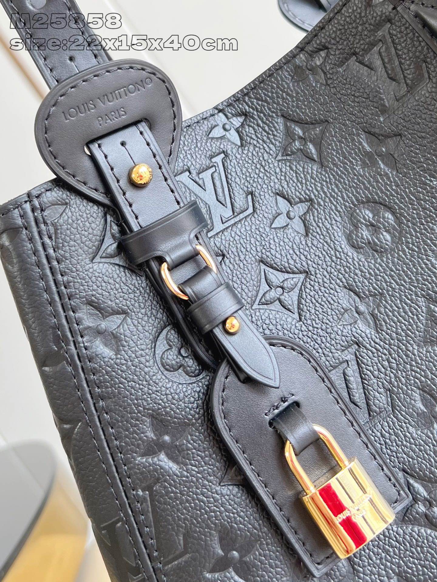Louis Vuitton All In One Small Hobo Bag Black Monogram Empreinte Leather 4 i1758183412 5796 8