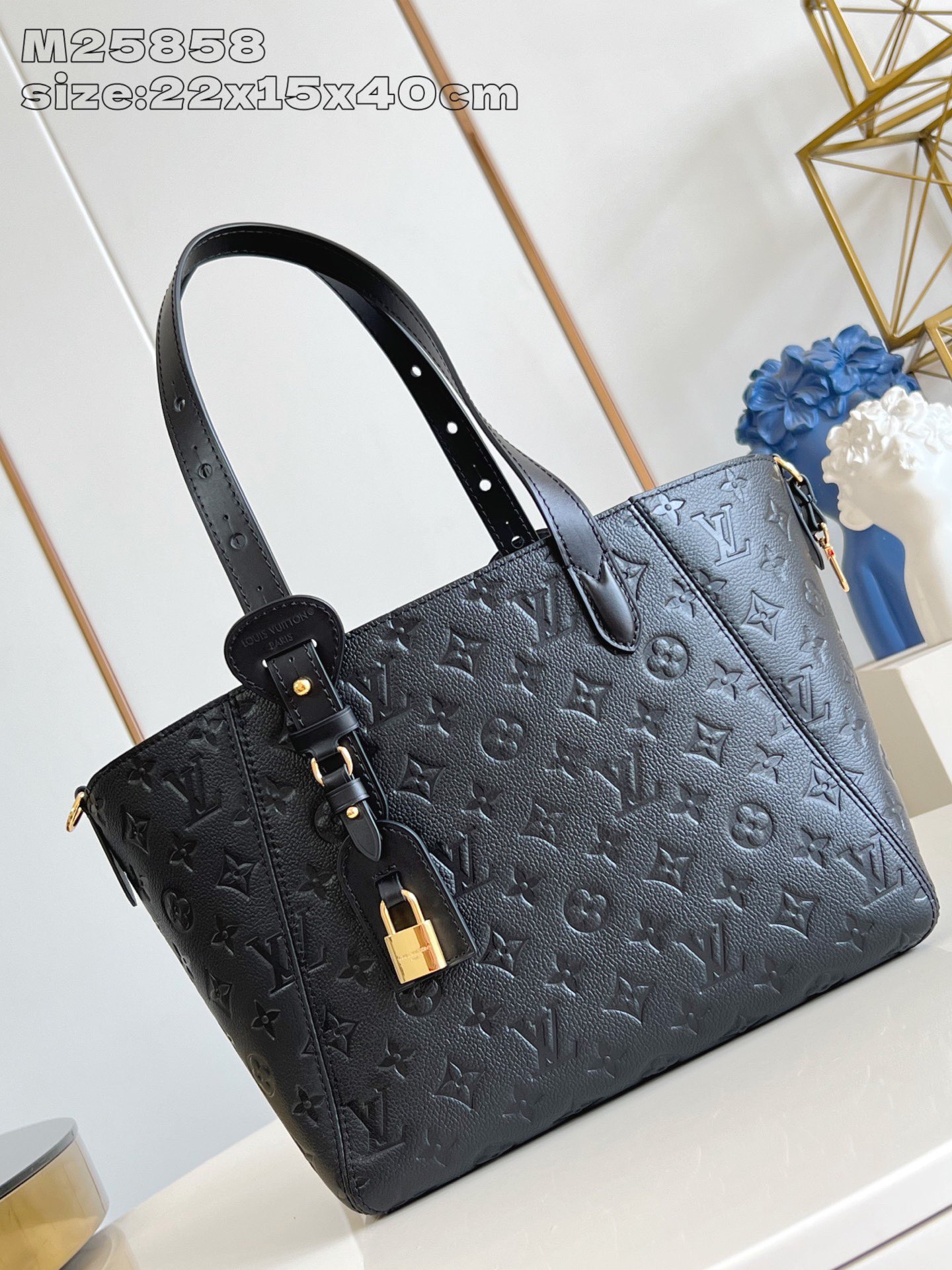 Louis Vuitton All In One Small Hobo Bag Black Monogram Empreinte Leather 2 i1758183412 6409 5