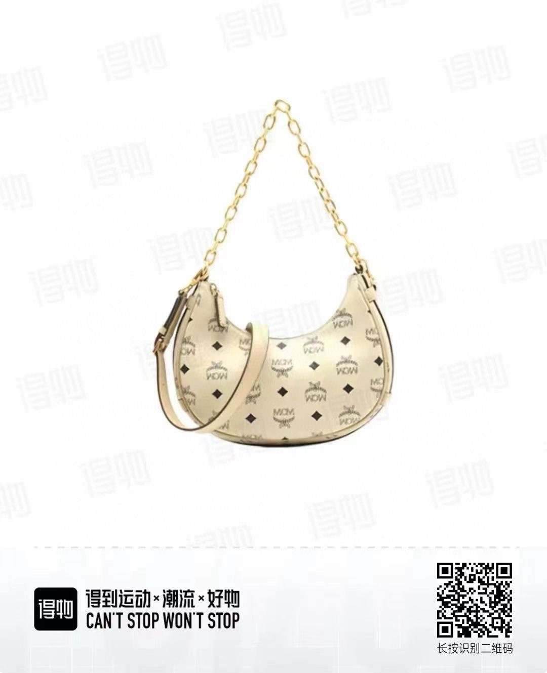 𝗠𝗖𝗠 𝗔𝗿𝗲𝗻 𝗛𝗼𝗯𝗼 🆕 🌙 Hobo Visetos Nappa MWHCATA11CO001 24*6.5*19cm 91.5-94.5cm 25cm/Beige◻️ Novità