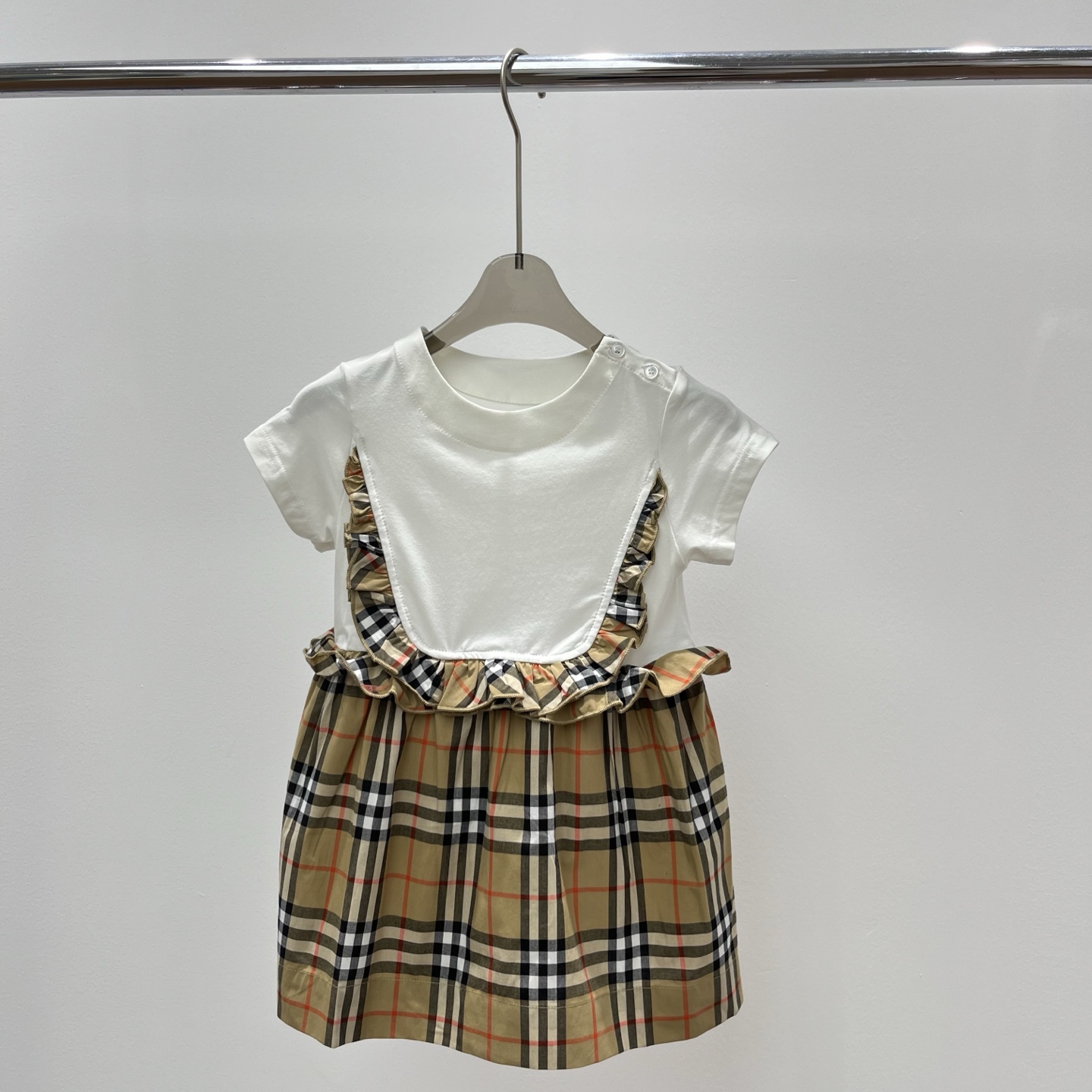 Vestido Nuevo vestido de cuadros en dos tonos Tallas 100-150