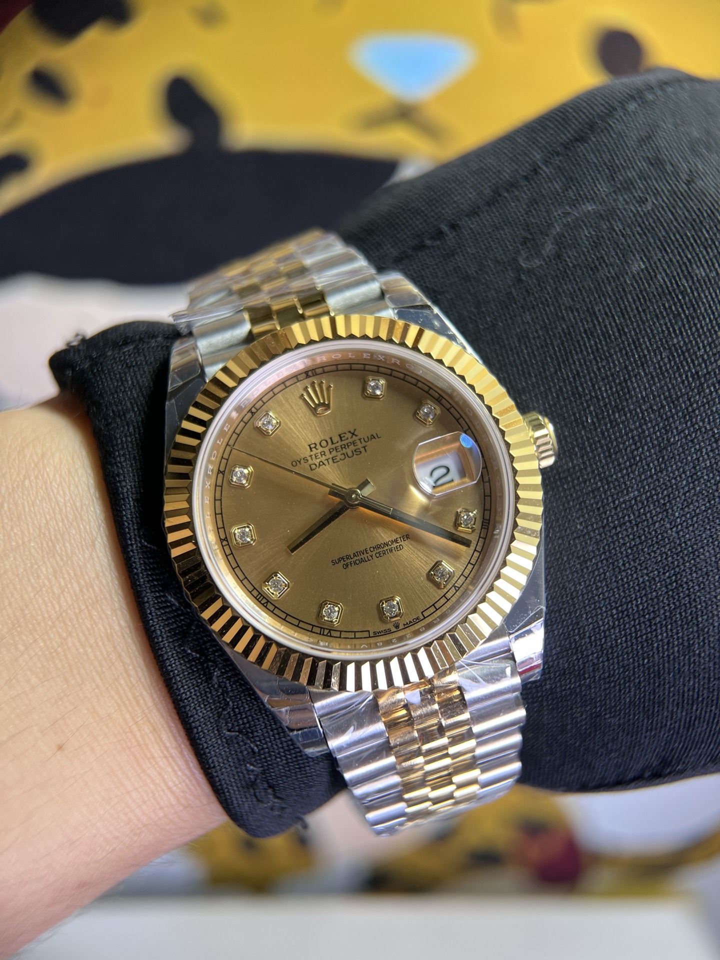 NO:945170,EWE Rolex gold log 41mm,,rolex,gold19860909EWE 劳力士间黄金日志41mm,,rolex,gold,Watch