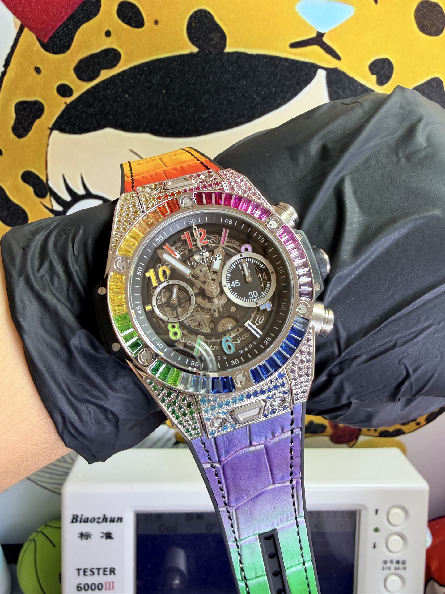 NO:945450,ZF Hublot Yupo Big Bang Rainbow,19860909ZF 恒宝宇珀 大爆炸彩虹,,Watch