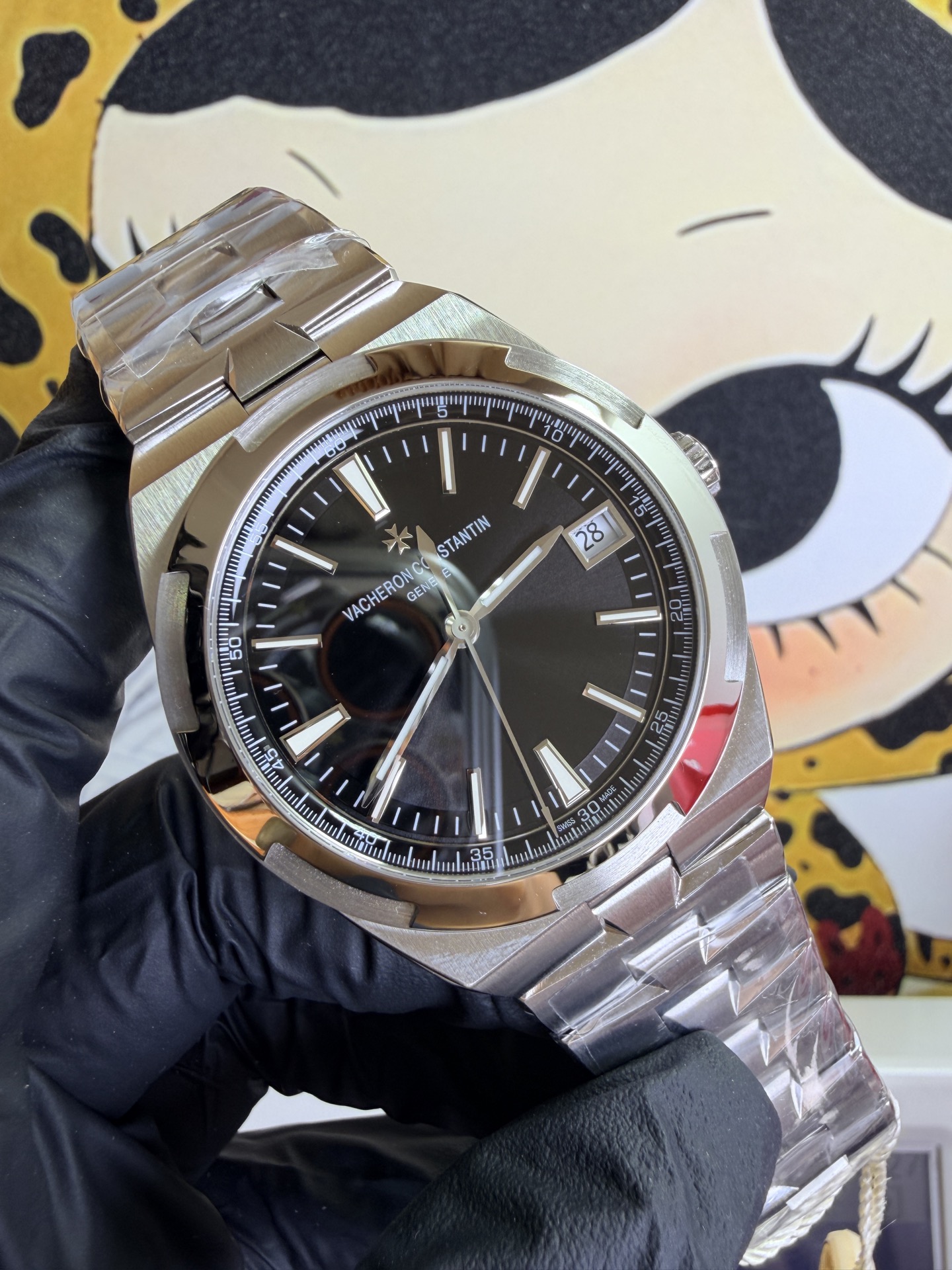 NO:945427,F Zonghengsihai 4500v black face,19860909F 纵横四海4500v 黑面,,Watch
