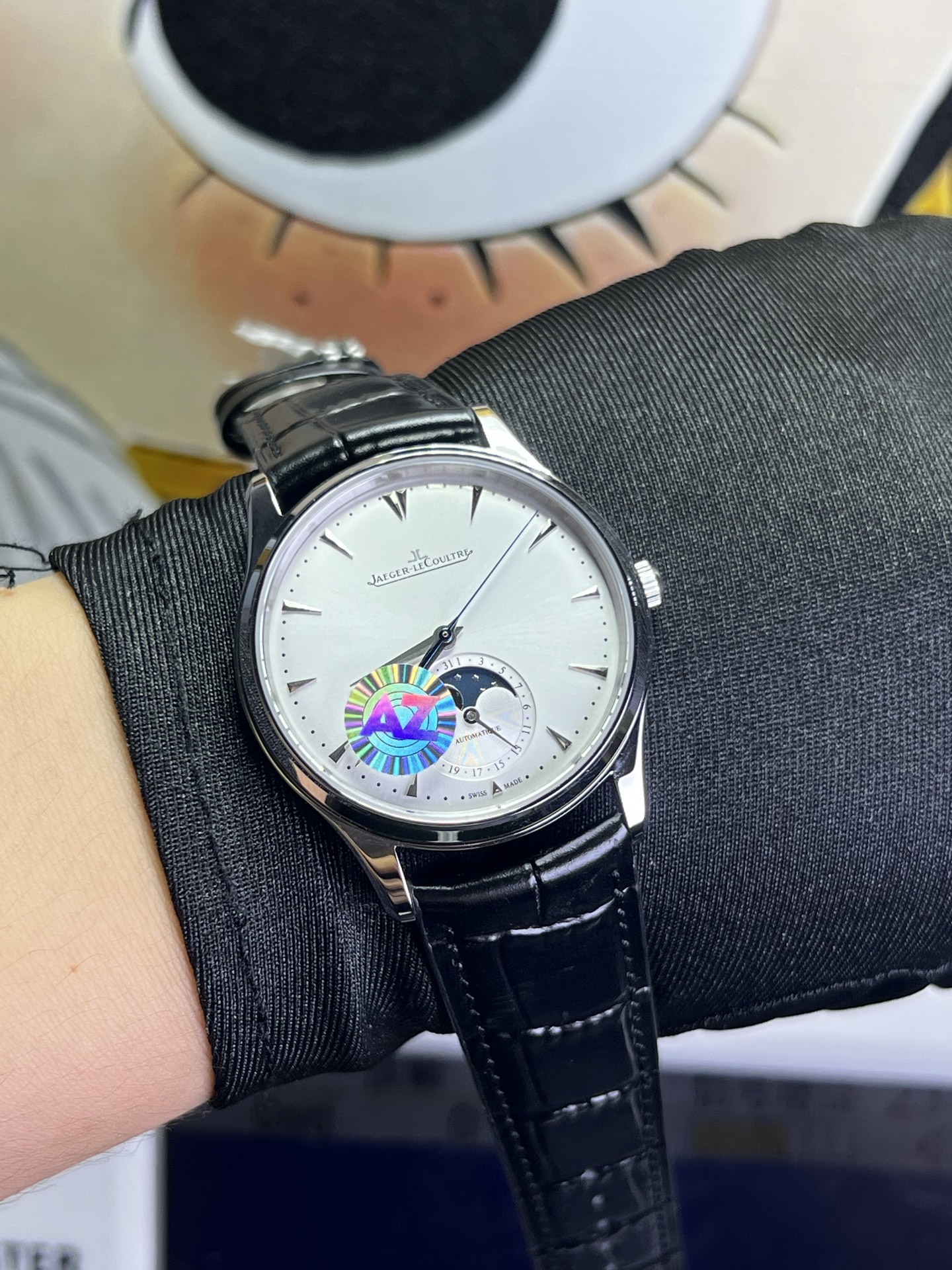 NO:945496,AZ Jaeger-LeCoultre moon phase master white face,jaeger-lecoultre19860909AZ 积家月相 大师 白面,,jaeger-lecoultre,Watch