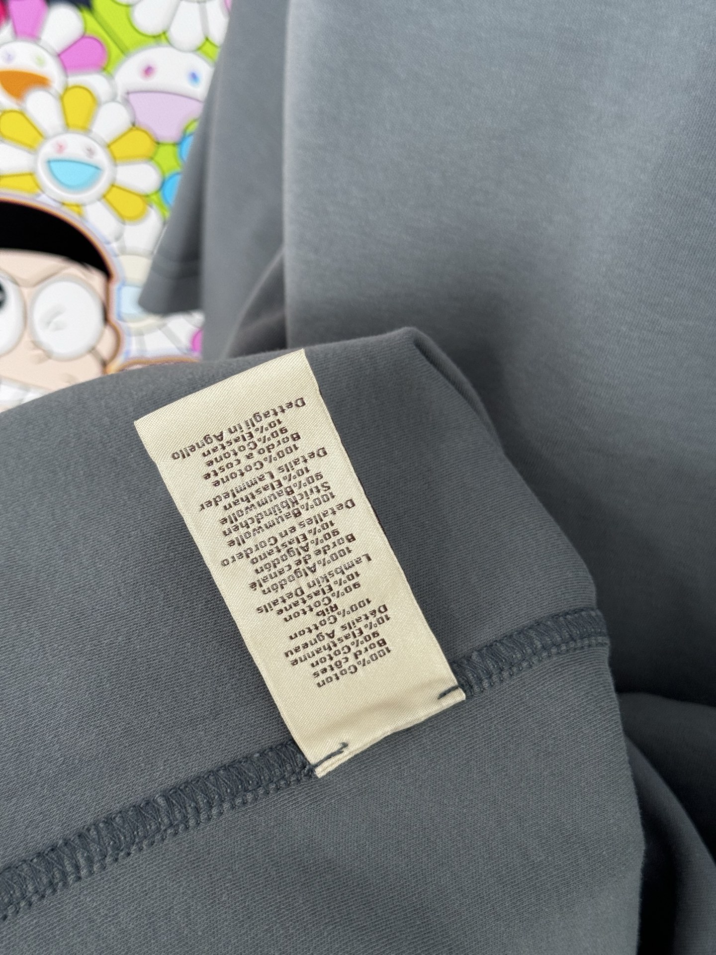 Hermès 爱马仕 皮革贴饰短袖｜定制奥棉精梳·浇洗工艺