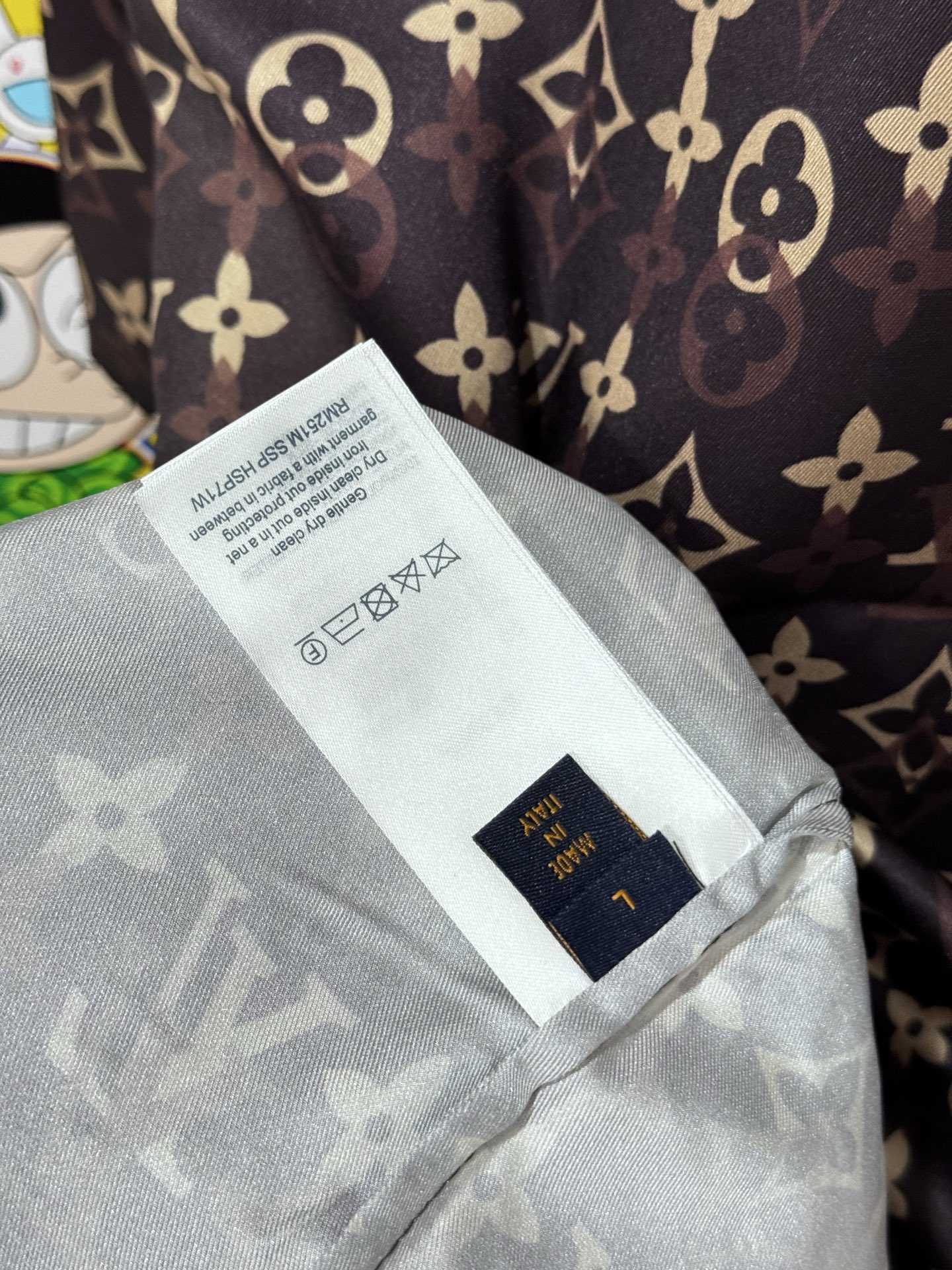 Louis Vuitton LV 26SS桑蚕丝老花短袖衬衫