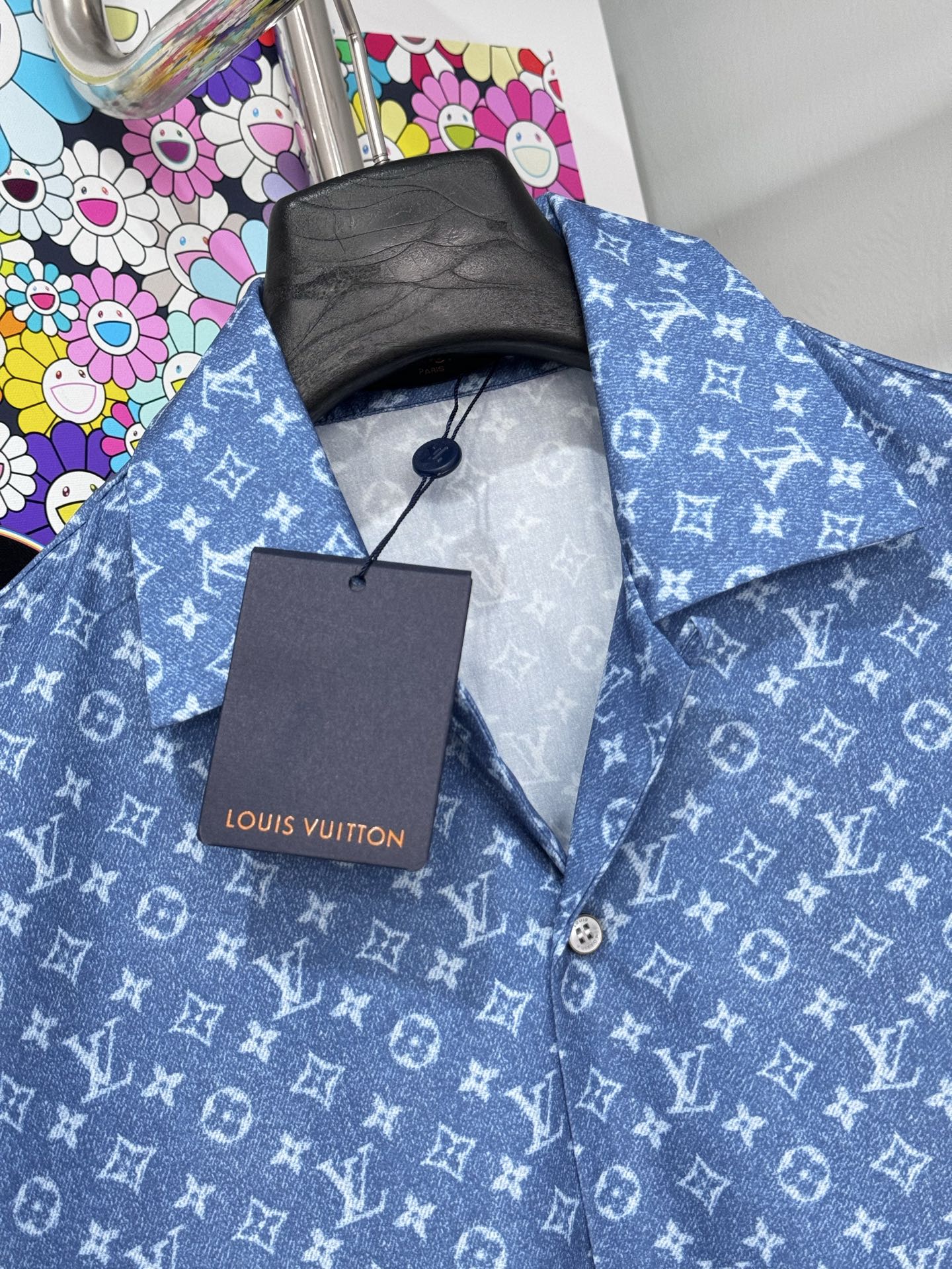 Louis Vuitton LV 26SS春夏新款｜丹宁风老花短袖衬衫