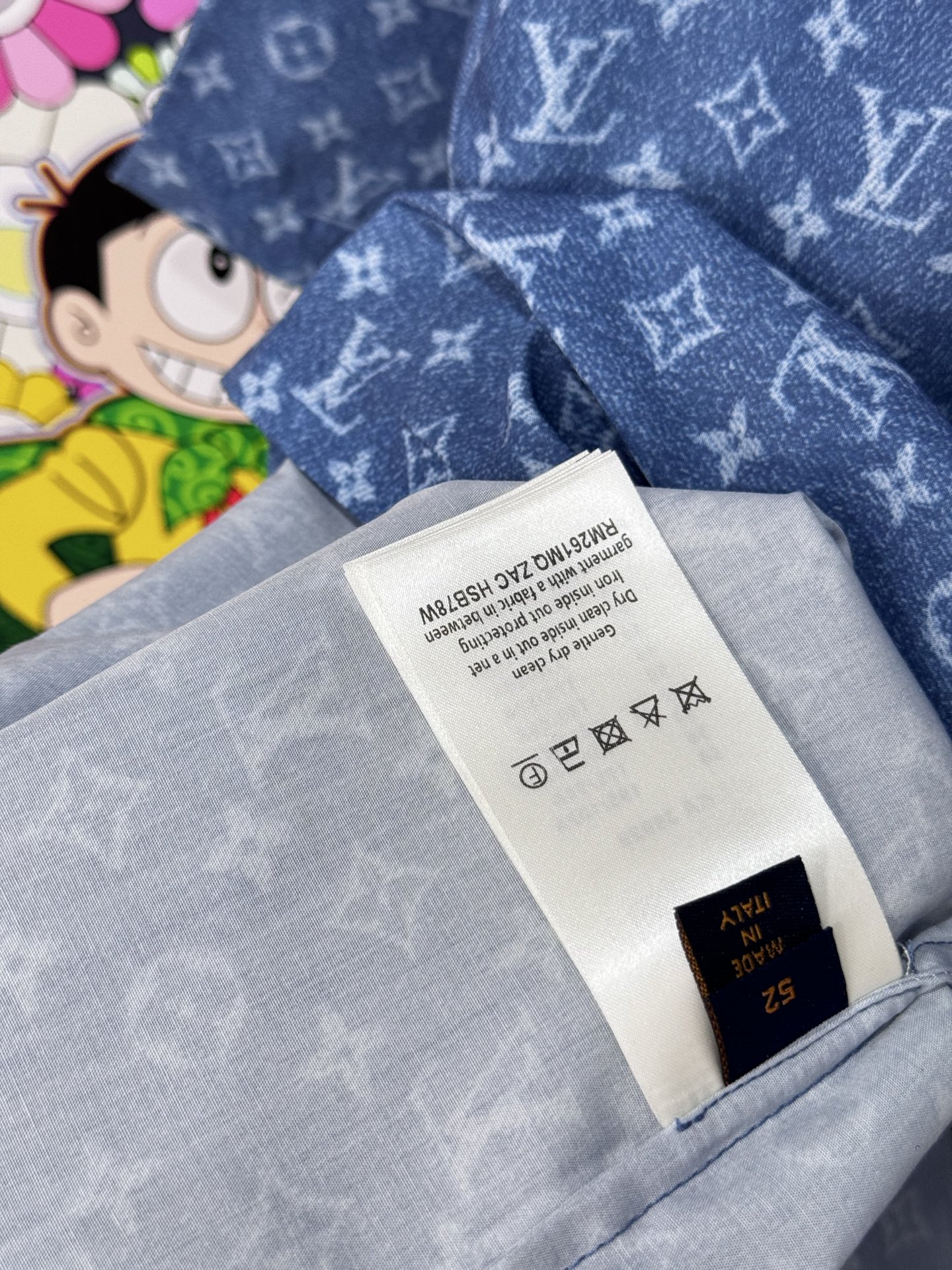 Louis Vuitton LV 26SS春夏新款｜丹宁风老花短袖衬衫