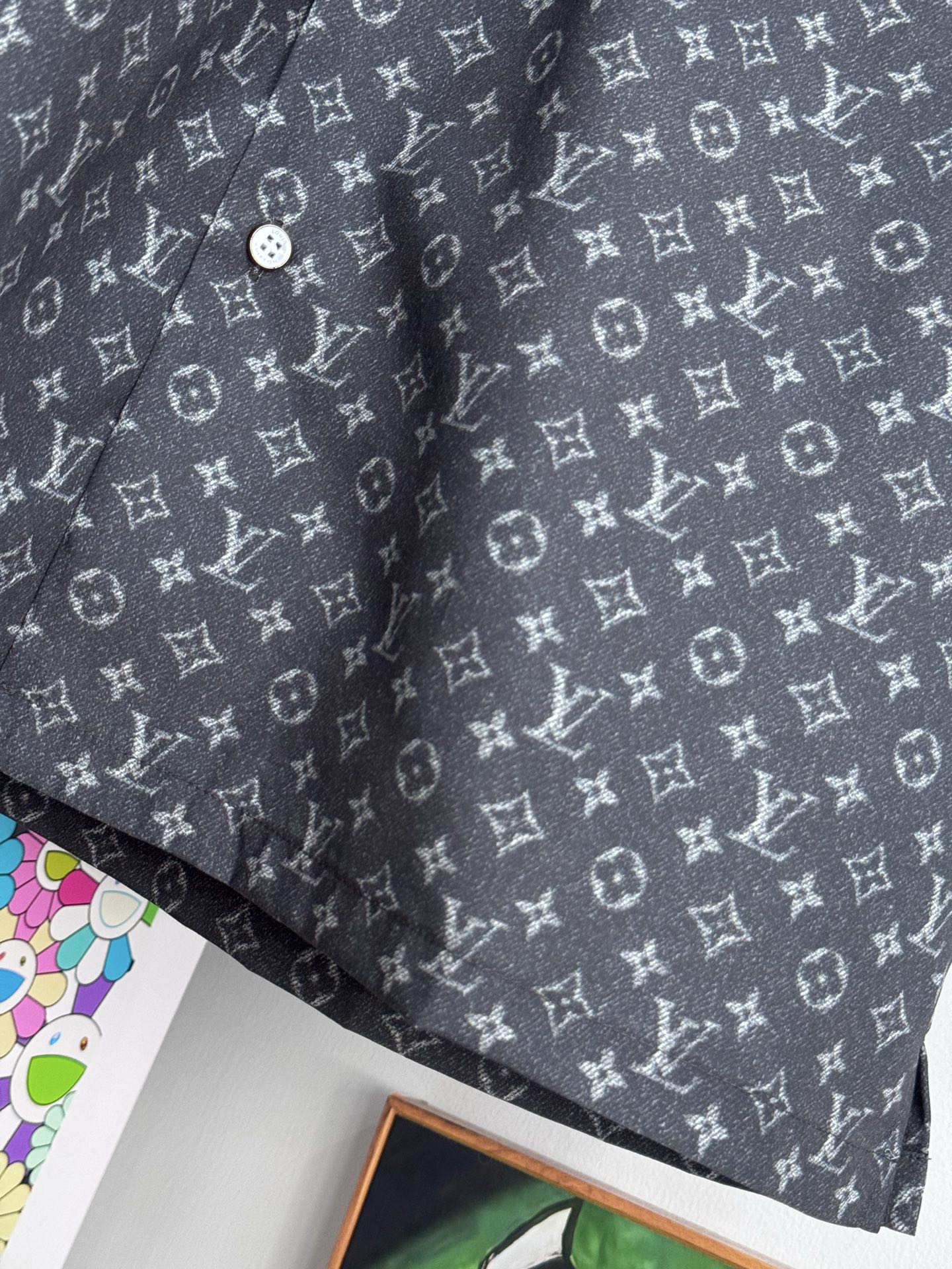 Louis Vuitton LV 26SS春夏新款｜丹宁风老花短袖衬衫
