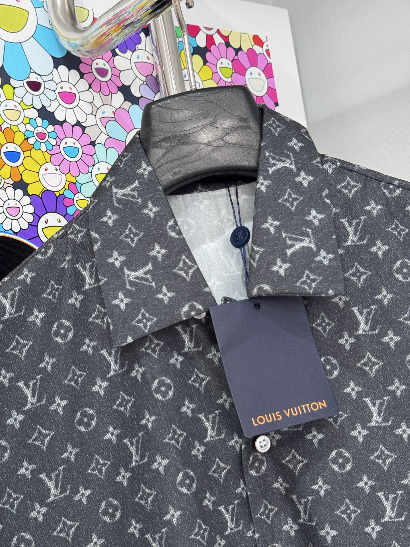 Louis Vuitton LV 26SS春夏新款｜丹宁风老花短袖衬衫