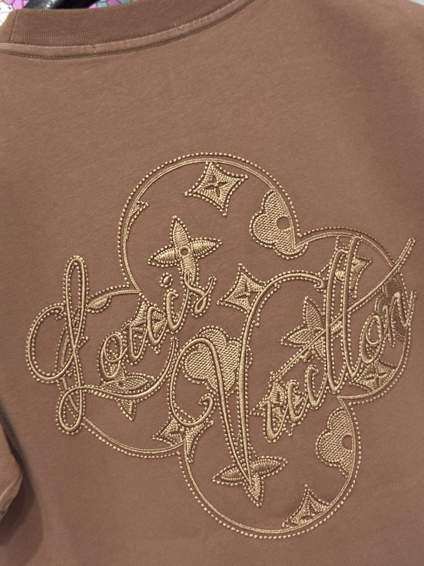 Louis Vuitton LV 26SS早春刺绣短袖