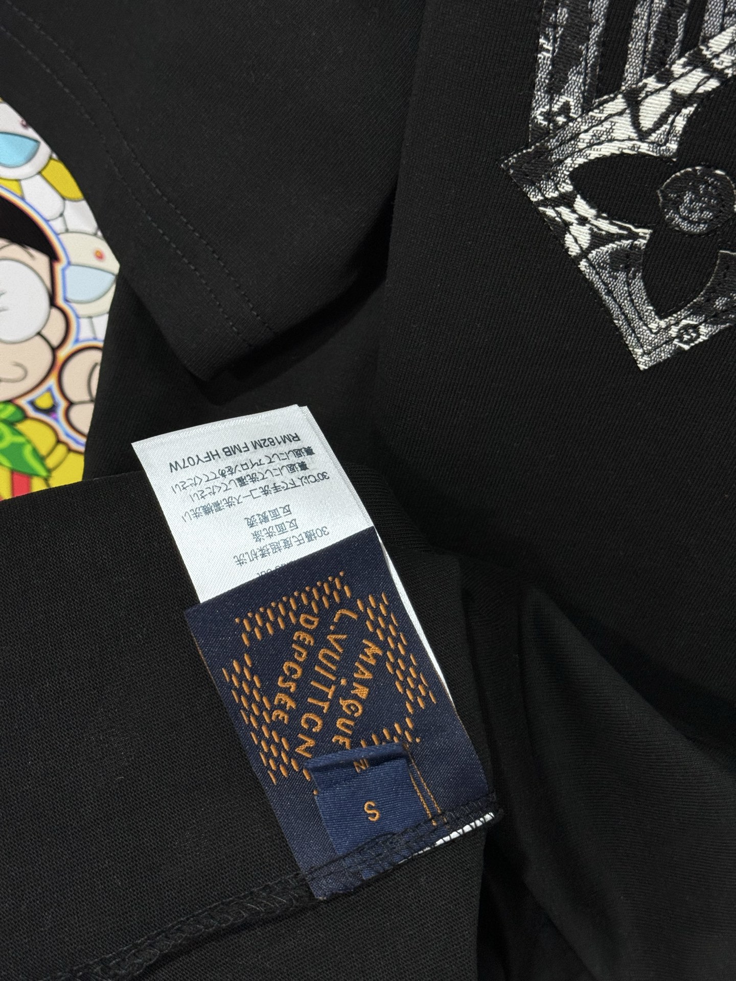 Louis Vuitton LV 26SS早春牛仔贴布刺绣短袖