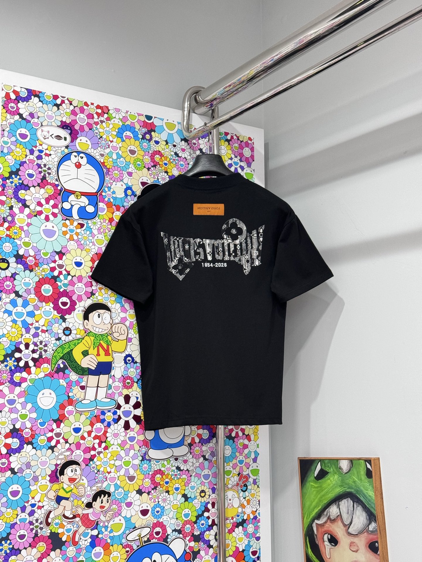 Louis Vuitton LV 26SS早春牛仔贴布刺绣短袖