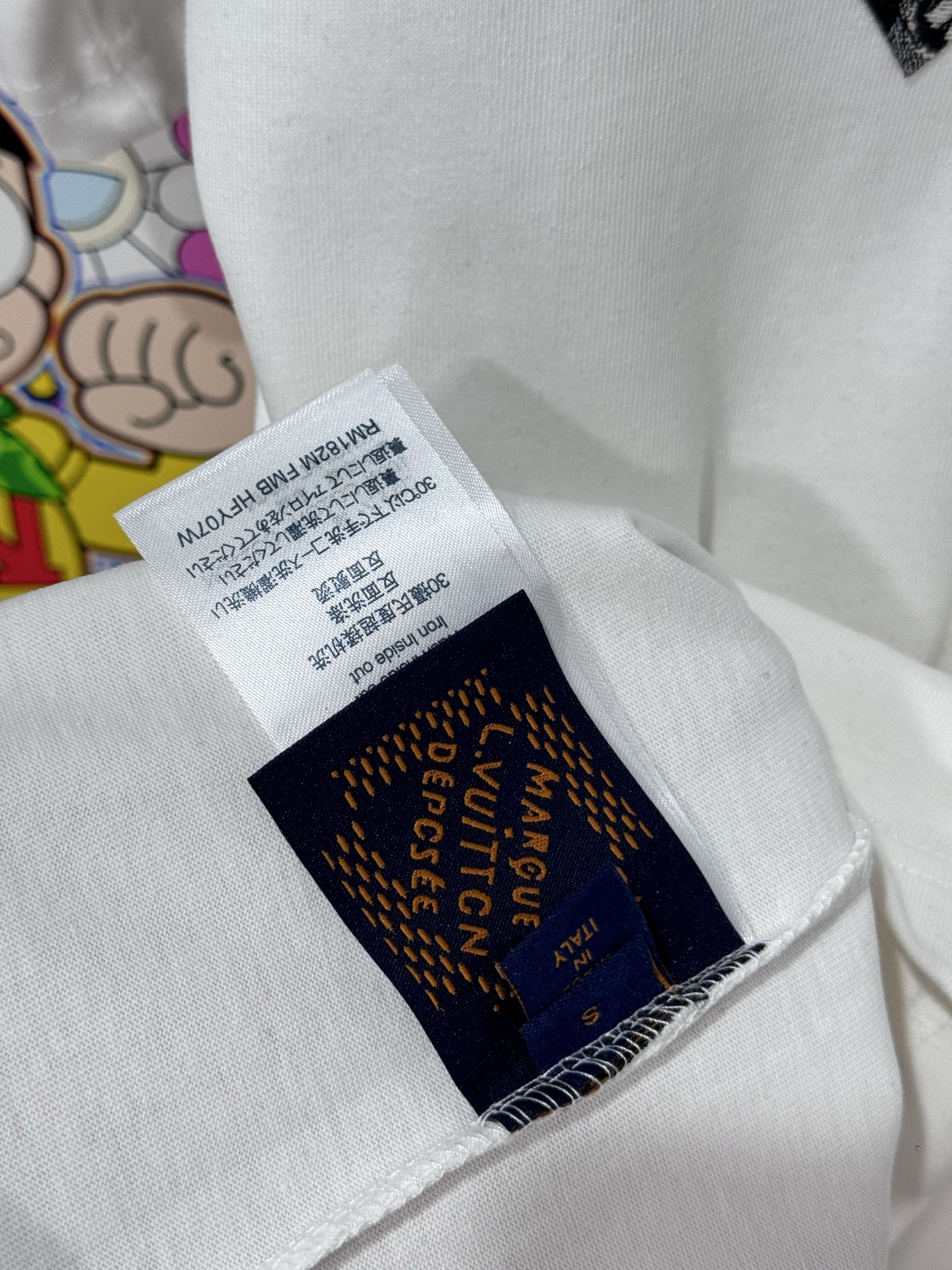 Louis Vuitton LV 26SS早春牛仔贴布刺绣短袖