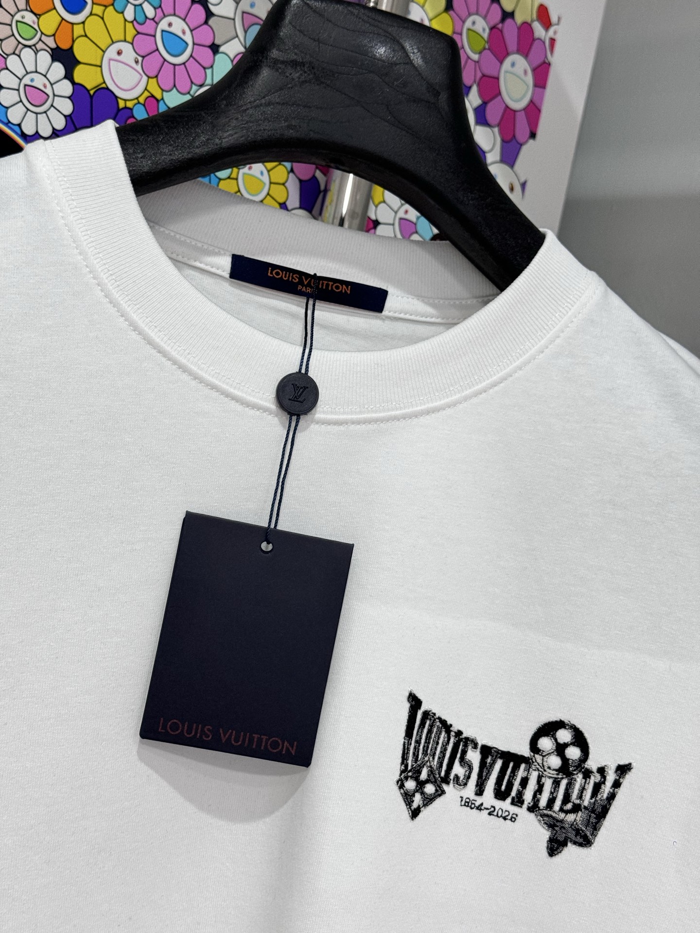 Louis Vuitton LV 26SS早春牛仔贴布刺绣短袖