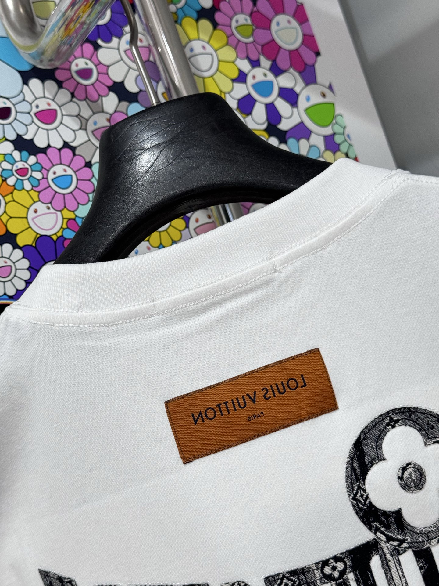 Louis Vuitton LV 26SS早春牛仔贴布刺绣短袖