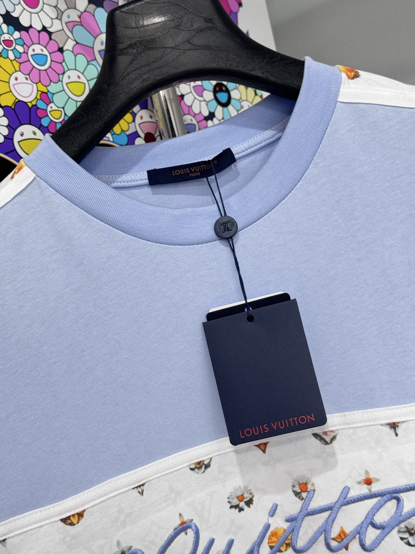 Louis Vuitton LV 雏菊拼接刺绣短袖