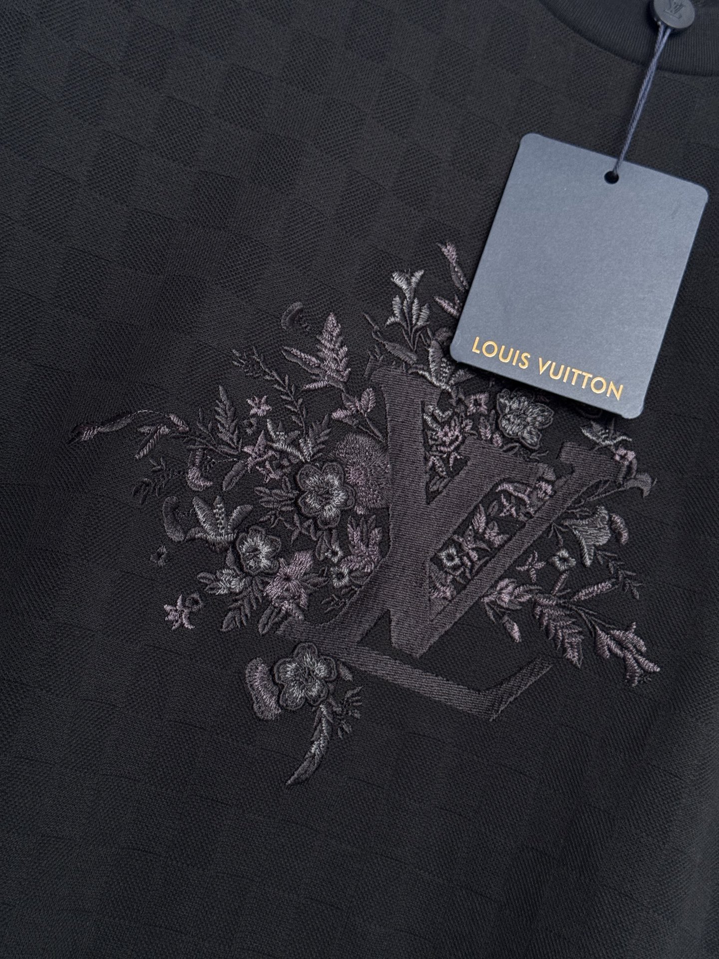 Louis Vuitton LV 刺绣标识短袖