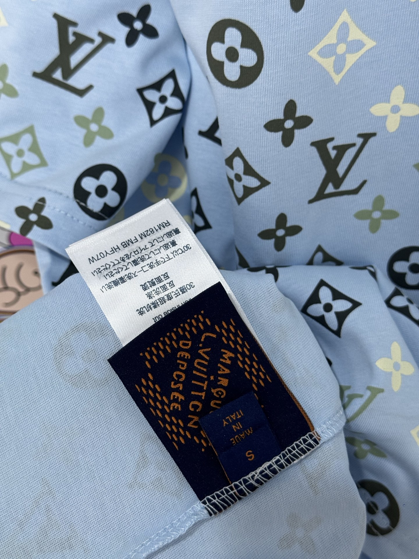 Louis Vuitton LV 26早春老花渐变短袖