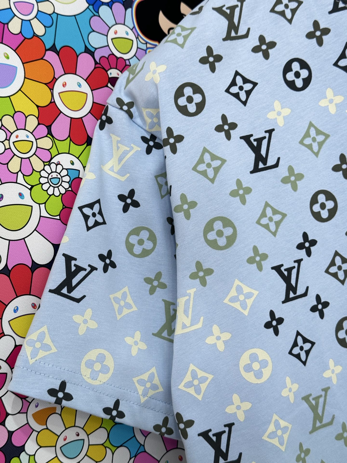 Louis Vuitton LV 26早春老花渐变短袖