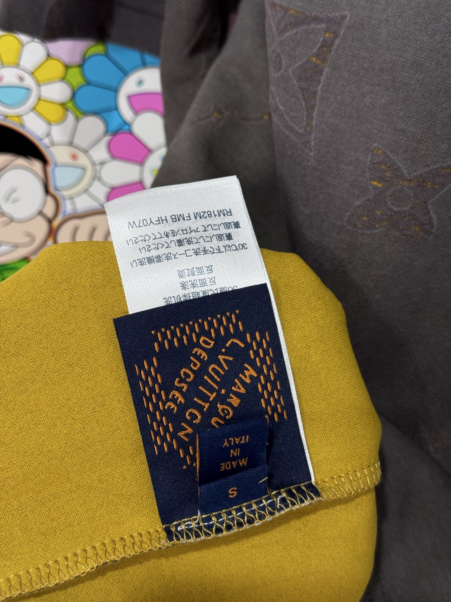 Louis Vuitton LV26SS早春logo烧花提花短袖
